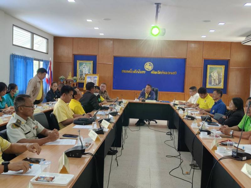 7. การประชุมหัวหน้าส่วนราชการ ทุกส่วน ,หัวหน้าหน่วยงานรัฐวิสาหกิจ ,ผู้บริหารสถานศึกษา ,หัวหน้าอุทยานแห่งชาติคลองวังเจ้า 
