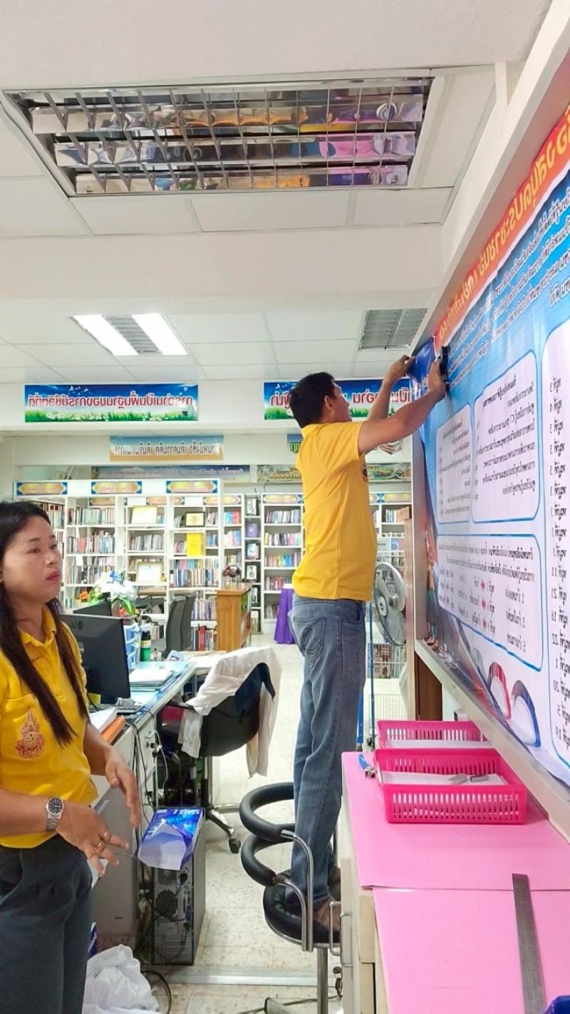 6. จัดบอร์ดข่าวประชาสัมพันธ์ สกร.ระดับอำเภอโกสัมพีนคร วันที่ 4 สิงหาคม 2568