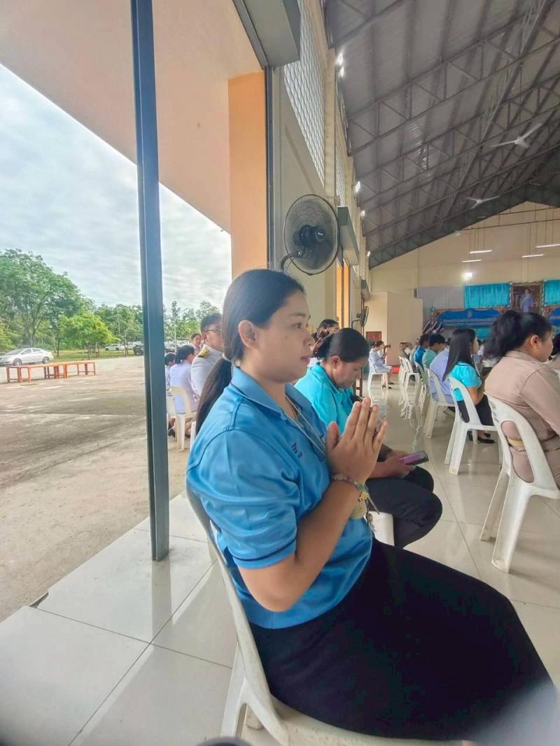 19. ร่วมพิธีถวายเครื่องราชสักการะ วางพานพุ่ม จุดเทียนถวายพระพรชัยมงคล วันแม่แห่งชาติ วันที่ 12 สิงหาคม 2568