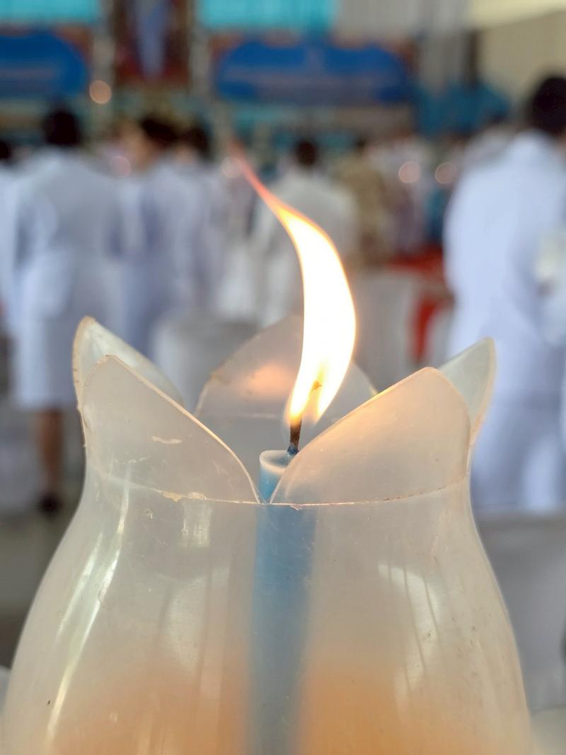 23. ร่วมพิธีถวายเครื่องราชสักการะ วางพานพุ่ม จุดเทียนถวายพระพรชัยมงคล วันแม่แห่งชาติ วันที่ 12 สิงหาคม 2568