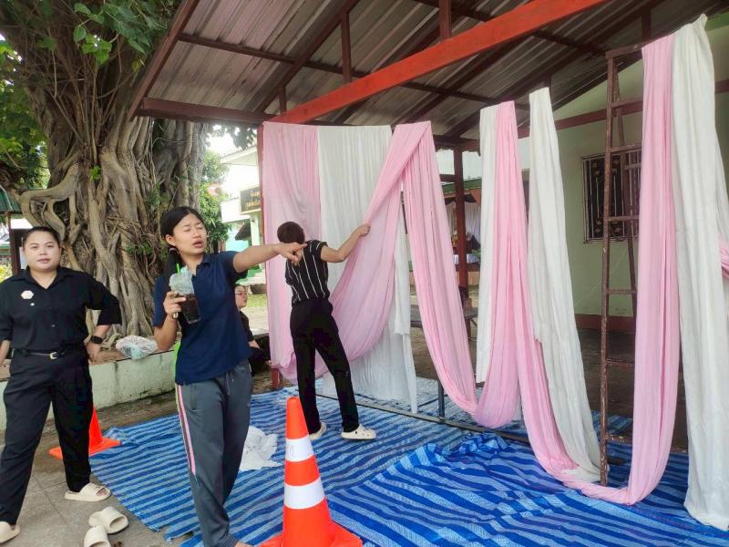 7. จัดสถานที่เพื่อจัดกิจกรรมปัจฉิมนิเทศนักศึกษาผู้สำเร็จการศึกษา วันที่ 12 พฤศจิกายน 2568