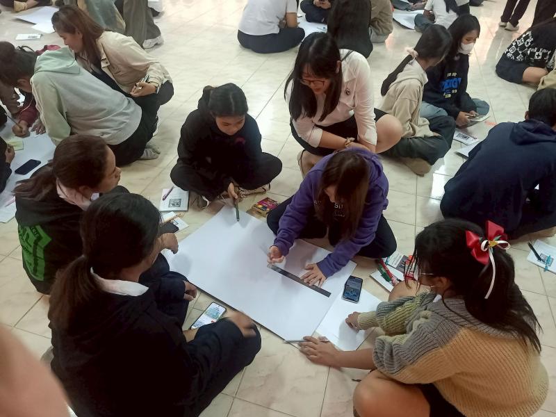 22. จัดการเรียนการสอนกลุ่มรายวิชาภาษาไทย จัดการเรียนรู้เรื่องสู้ภัยธรรมชาติ อุทกภัย 