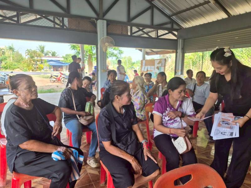 4. เข้าร่วมการประชุมประชาคมหมู่บ้าน บ้านไร่ลำปาง เพื่อประชาสัมพันธ์การรับสมัครนักศึกษา วันที่ 30 เมษายน 2569