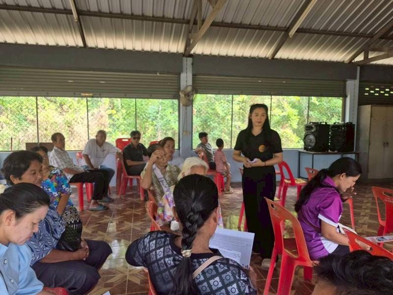 12. เข้าร่วมการประชุมประชาคมหมู่บ้าน บ้านไร่ลำปาง เพื่อประชาสัมพันธ์การรับสมัครนักศึกษา วันที่ 30 เมษายน 2569