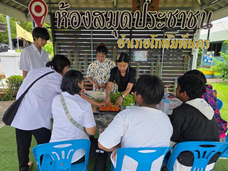 12. โครงการส่งเสริมการเรียนรู้พัฒนาทักษะสำหรับนักศึกษา สกร.ระดับอำเภอโกสัมพีนคร ;yomuj 19 สิงหาคม 2569