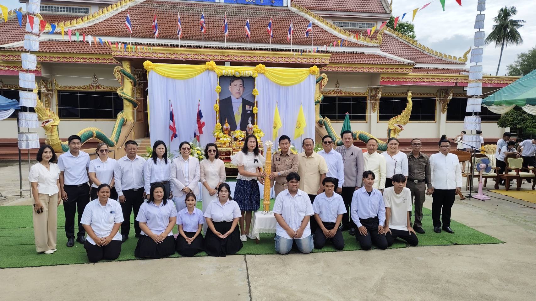  เข้าร่วมโครงการหล่อเทียนพรรษา ประจำปีงบประมาณ พ.ศ. 2569