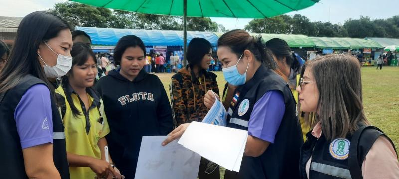 3. สกร.อำเภอขาณุวรลักษบุรี เข้าร่วมโครงการหน่วยบำบัดทุกข์ บำรุงสุข สร้างรอยยิ้มให้ประชาชน จังหวัดกำแพงเพชร  ประจำปีงบประมาณ พ.ศ. 2567  