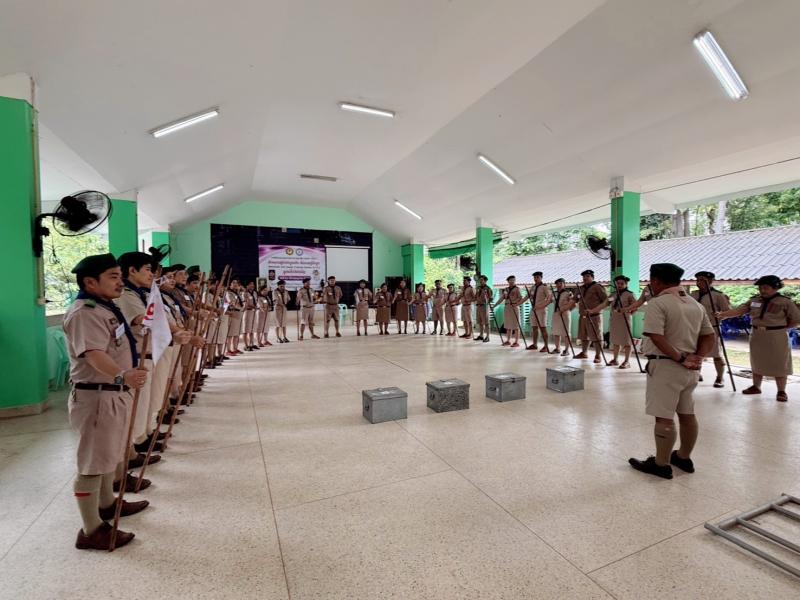 2. เข้าร่วมการฝึกอบรมบุคลากรทางการลูกเสือ ระดับที่ 1 ขั้นที่ 4  ขั้นความรู้สูงสุด ลูกเสือวิสามัญ