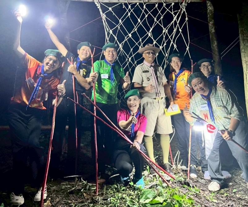 3. เข้าร่วมการฝึกอบรมบุคลากรทางการลูกเสือ ระดับที่ 1 ขั้นที่ 4  ขั้นความรู้สูงสุด ลูกเสือวิสามัญ