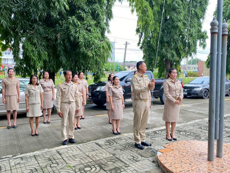 4. ประชุมประจำเดือน ครู บุคลากร สกร.ระดับอำเภอขาณุวรลักษบุรี ประจำเดือนสิงหาคม