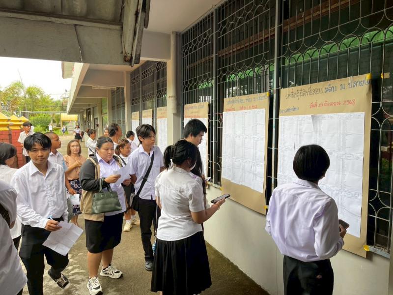 4. การสอบวัดผลและประเมินผลปลายภาคเรียน  ประจำภาคเรียนที่ 1 ปีการศึกษา 2568