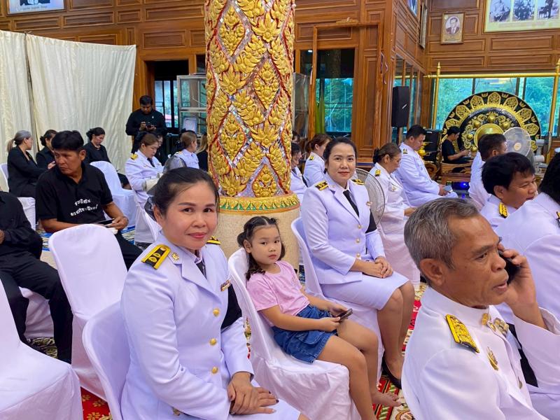 4. เข้าร่วมในพิธีบำเพ็ญกุศลทักษิณานุประทานอุทิศถวายพระราชกุศล เมื่อเสด็จสวรรคตครบสัตตมวาร (15 วัน) 