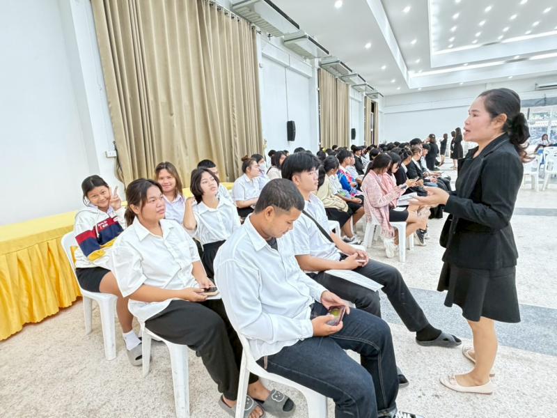 2. ดำเนินการจัดโครงการปฐมนิเทศนักศึกษา ประจำภาคเรียนที่ 2/2568 