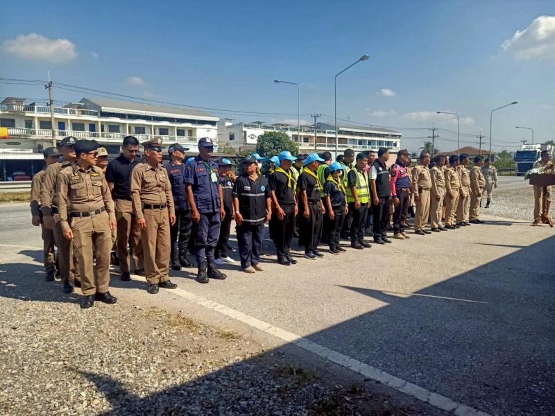 7. เข้าร่วมพิธีเปิดโครงการป้องกันและลดอุบัติเหตุทางถนนในช่วงเทศกาลปีใหม่ พ.ศ. 2569 