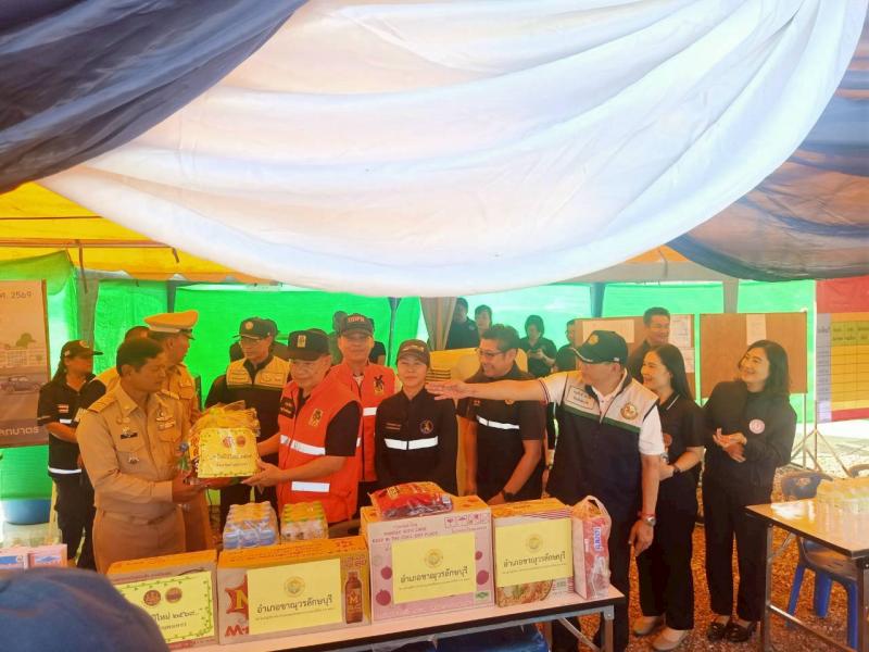 2. เข้าร่วมพิธีเปิดโครงการป้องกันและลดอุบัติเหตุทางถนนในช่วงเทศกาลปีใหม่ พ.ศ. 2569 