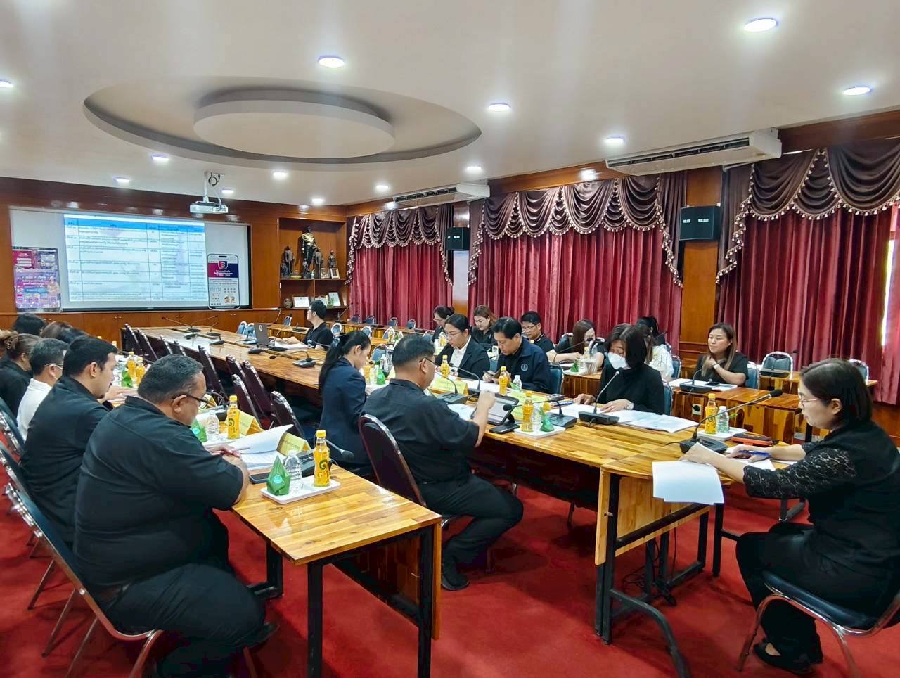 เข้าร่วมประชุมคณะทำงานบริหารการจัดเก็บข้อมูลความจำเป็นพื้นฐาน (จปฐ.) ปี 2569 ระดับอำเภอ