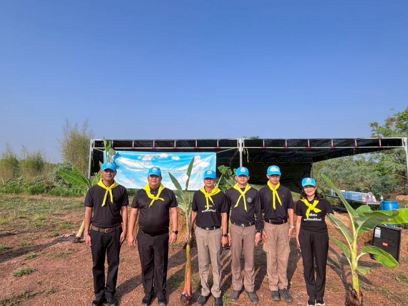 4. เข้าร่วมกิจกรรมพัฒนาแหล่งเรียนรู้  โคก หนอง นา  ข้าราชบริพาร หน่วยราชการในพระองค์ 