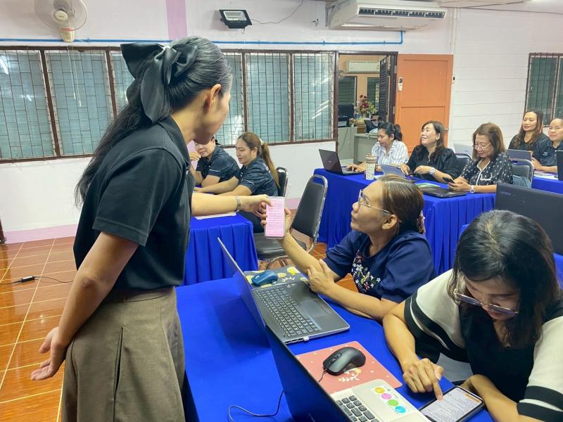 8. โครงการอบรมและพัฒนาศักยภาพบุคลากรด้านเทคโนโลยีสารสนเทศ หลักสูตรการประยุกต์ใช้งานระบบ EDU KPP ด้วย AI 