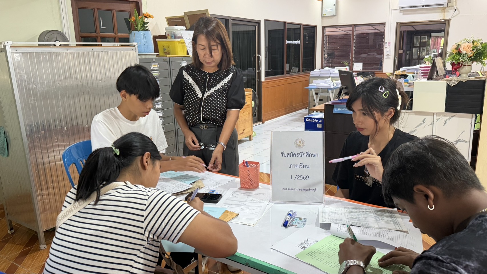 ลงพื้นที่ประชาสัมพันธ์และรับสมัครนักศึกษา ภาคเรียนที่ 1 ปีการศึกษา 2569 