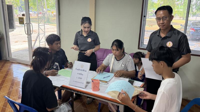 4. ลงพื้นที่ประชาสัมพันธ์และรับสมัครนักศึกษา ภาคเรียนที่ 1 ปีการศึกษา 2569 