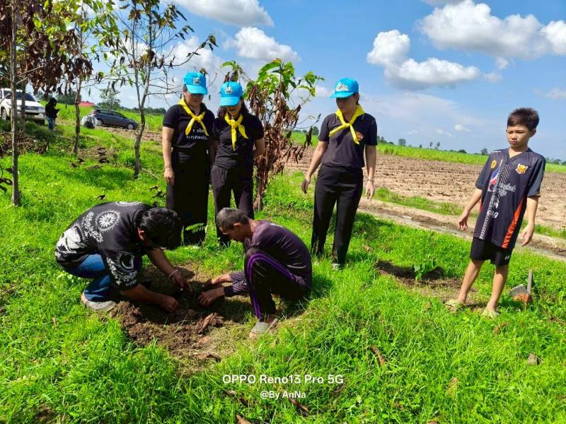 5. เข้าร่วมโครงการปลูกต้นไม้เพื่อเพิ่มพื้นที่สีเขียวแบบมีส่วนร่วม  และโครงการบริหารจัดการขยะชุมชน (Big cleaning day) ประจำปีงบประมาณ 2569 