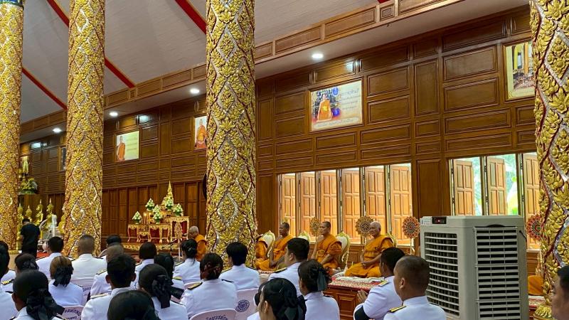 3. เข้าร่วมพิธีบำเพ็ญกุศลสัตตมวาร ( 7 วัน)  เพื่ออุทิศถวายสมเด็จพระเจ้าลูกเธอ เจ้าฟ้าพัชรกิติยาภา นเรนทิราเทพยวดี กรมหลวงราชสาริณีสิริพัชร มหาวัชรราชธิดา