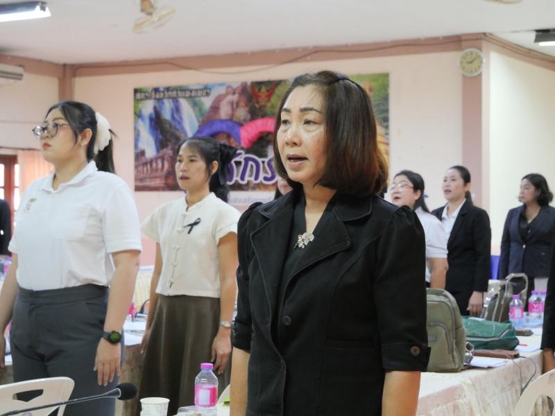 6. เข้าร่วมประชุมประจำเดือนผู้บริหารการศึกษา ผู้บริหารสถานศึกษา ข้าราชการครูและบุคลากรทางการศึกษา พนักงานราชการและบุคลากรในสังกัด ครั้งที่ 7/2569