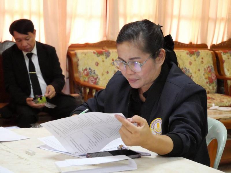 8. เข้าร่วมโครงการการประชุมเชิงปฏิบัติการ บรรณาธิการต้นฉบับแบบทดสอบวัดผลสัมฤทธิ์ปลายภาคเรียนรายวิชาเลือกเสรี