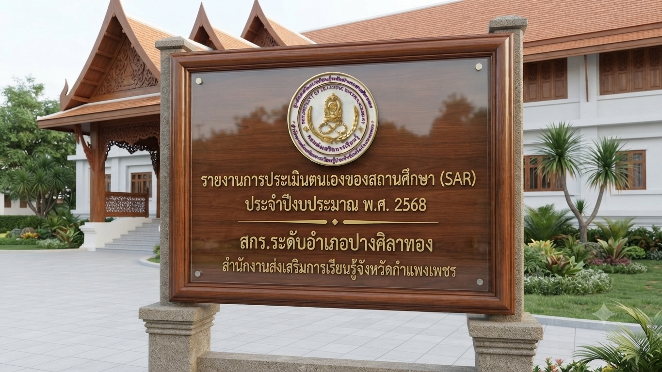 งานการประเมินตนเองของของสถานศึกษา SAR ประจำปีงบประมาณ2568 