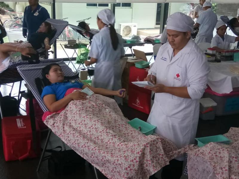 2. บริจาคโลหิตณ แหล่งน้ำมันสิริกิติ์ ปตท.สผ. โครงการเอส 1 