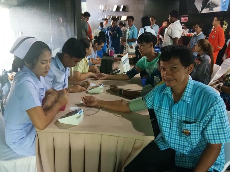 4. บริจาคโลหิตณ แหล่งน้ำมันสิริกิติ์ ปตท.สผ. โครงการเอส 1 