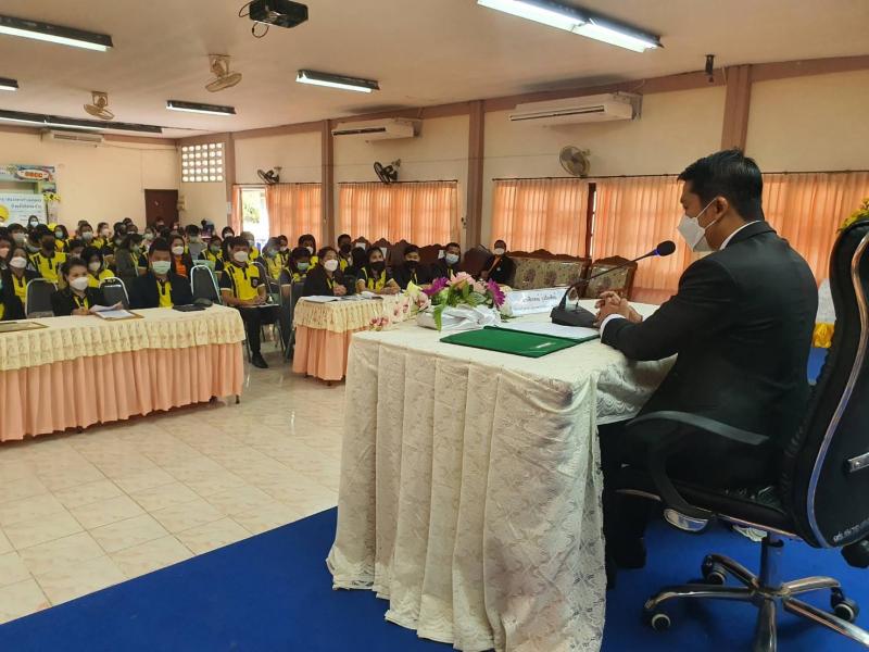 6. โครงการประชุมชี้แจงรับมอบนโยบาย จุดเน้นและแนวทางการดำเนินงานของสำนักงาน กศน.จังหวัดกำแพงเพชร ประจำปีงบประมาณ พ.ศ. 2565