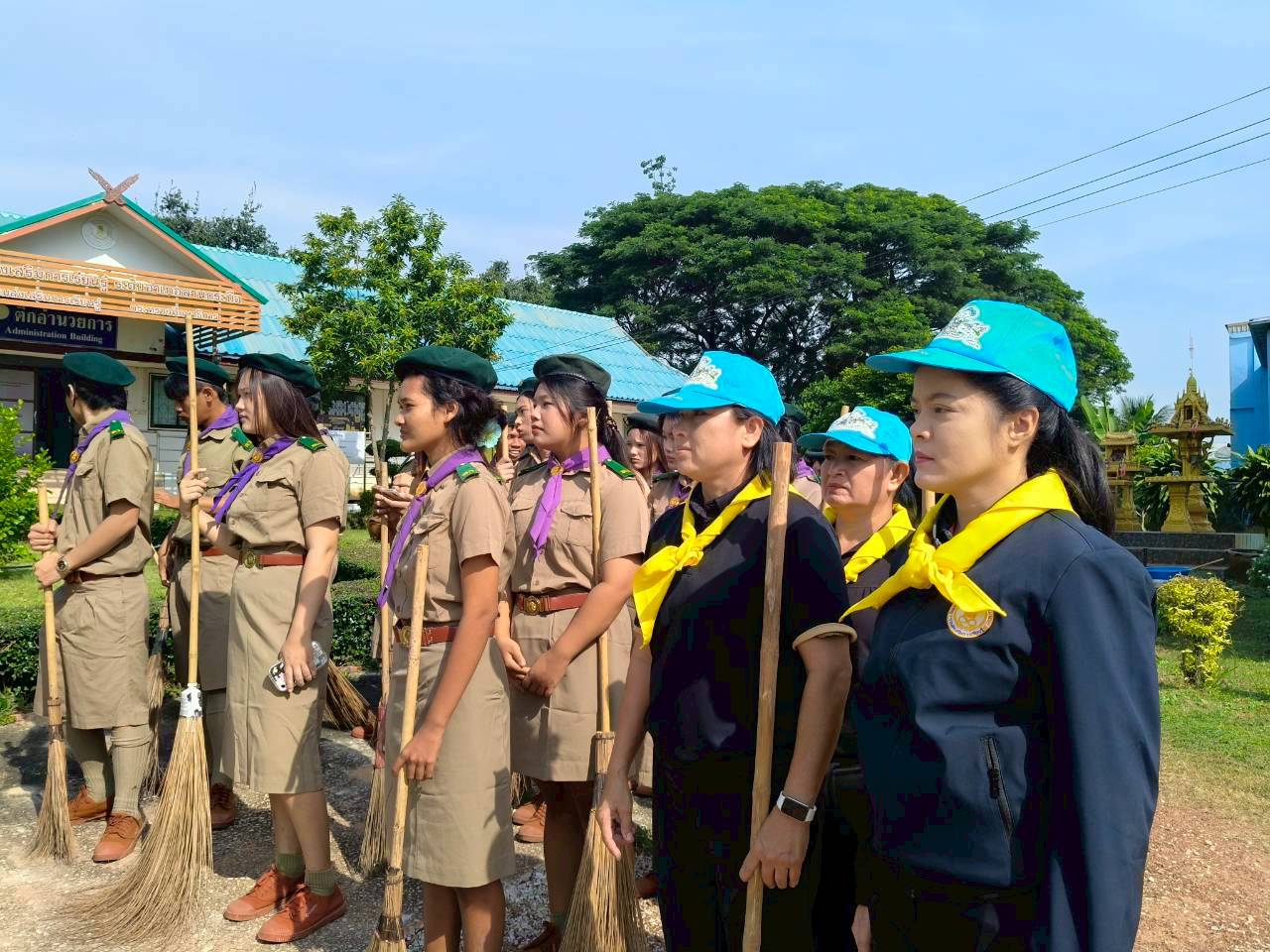 จิตอาสาบำเพ็ญประโยชน์ วันสมเด็จพระมหาธีรราชเจ้า ประจำปี 2568