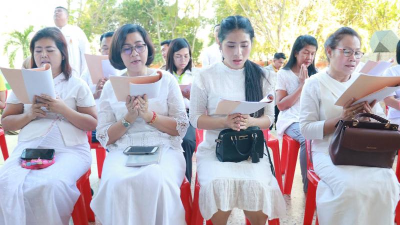 4. พิธีเจริญพระพุทธมนต์ถวายพระพรชัยมงคล