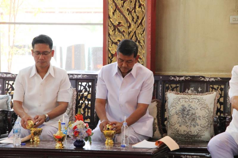 9. กศน.จังหวัดกำแพงเพชร เข้าร่วมพิธีเจริญพระพุทธมนต์ ถวายพระพรชัยมงคล 