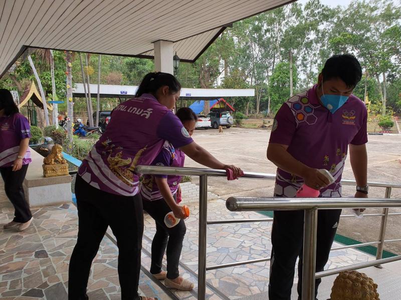 11. บุคลากร สำนักงาน กศน. จังหวัดกำแพงเพชร ทำกิจกรรม 5ส ป้องกันการแพร่ระบาดของโรคติดเชื้อไวรัสโคโรนา โควิท -19 (COVID-19)