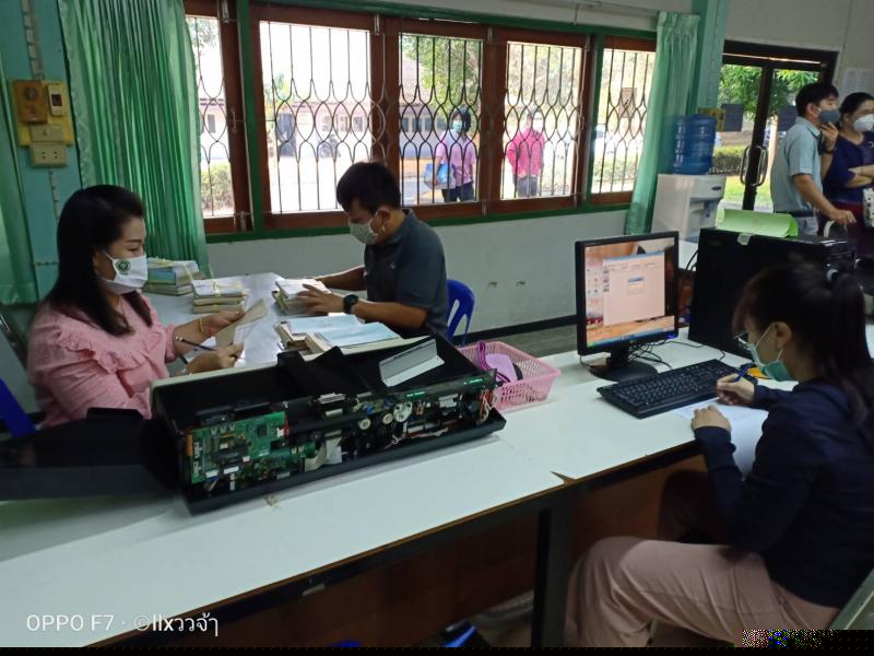 3. สำนักงาน กศน.จังหวัดกำแพงเพชร ตรวจกระดาษคำตอบ การสอบวัดผลสัมฤทธิ์ ปลายภาคเรียนที่ 2 ปีการศึกษา 2562 