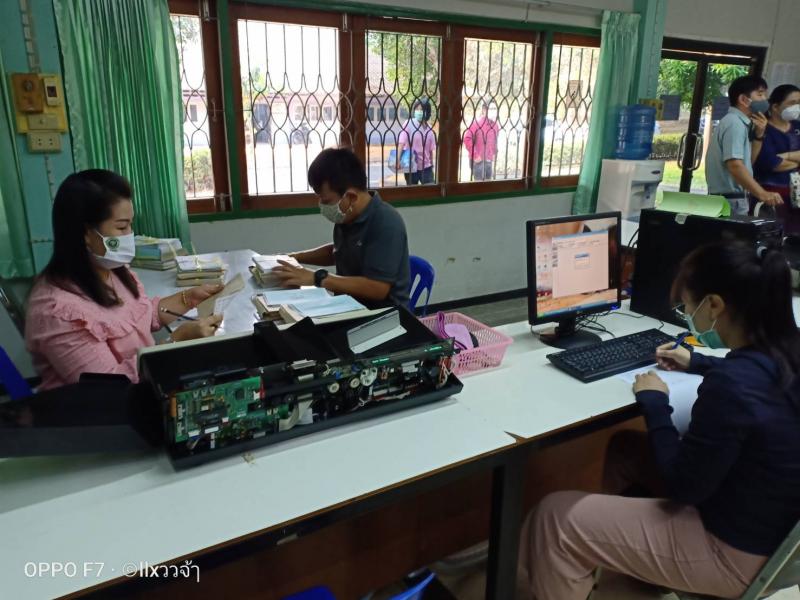 3. สำนักงาน กศน.จังหวัดกำแพงเพชร ตรวจกระดาษคำตอบ การสอบวัดผลสัมฤทธิ์ ปลายภาคเรียนที่ 2 ปีการศึกษา 2562 