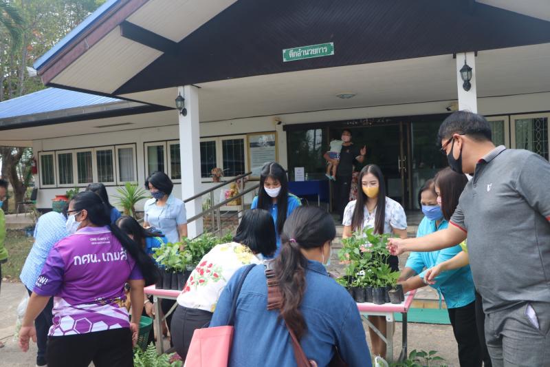 31. สำนักงาน กศน. จังหวัดกำแพงเพชรรับมอบกล้าผักและพืชผักสวนครัวปลอดสารพิษจากกลุ่มปลูกผักอินทรีย์ 