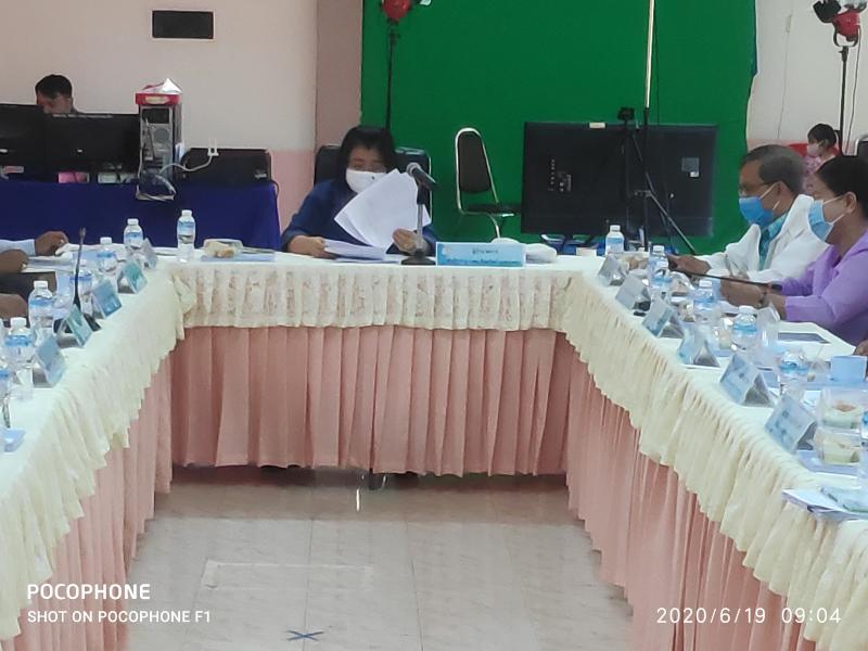 6. สำนักงาน กศน.จังหวัดกำแพงเพชร จัดการประชุมบุคลากร สังกัดสำนักงาน กศน.จังหวัดกำแพงเพชร  ประจำเดือนมิถุนายน 2563   ณ ห้องประชุมสำนักงาน กศน.จังหวัดกำแพงเพชร