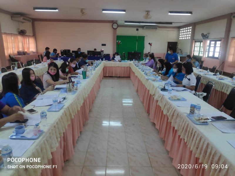 8. สำนักงาน กศน.จังหวัดกำแพงเพชร จัดการประชุมบุคลากร สังกัดสำนักงาน กศน.จังหวัดกำแพงเพชร  ประจำเดือนมิถุนายน 2563   ณ ห้องประชุมสำนักงาน กศน.จังหวัดกำแพงเพชร