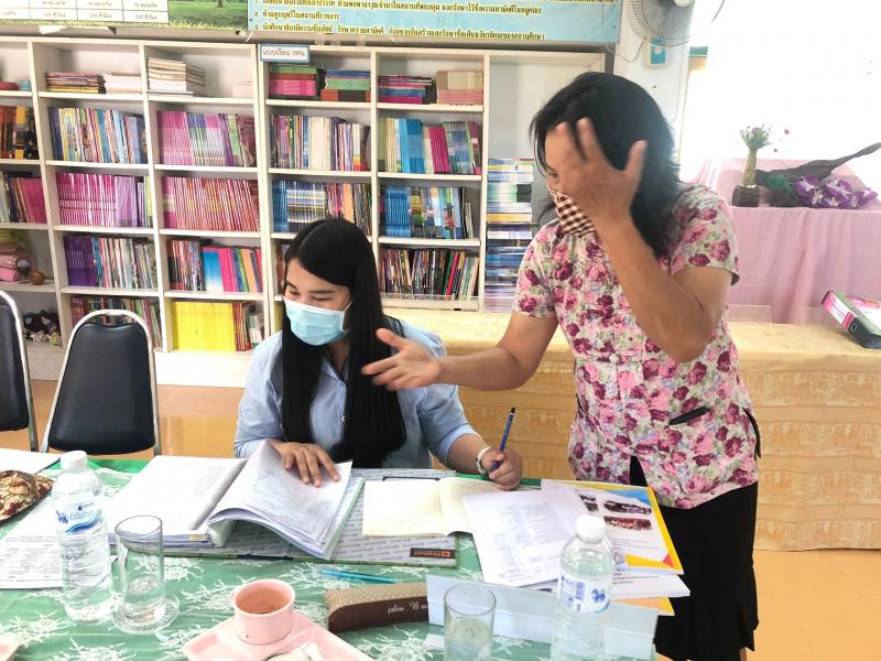 4. สำนักงาน กศน .จังหวัดกำแพงเพชร เข้าตรวจประเมินคัดเลือก กศน.ตำบลต้นแบบ 5 ดีพรีเมียม กศน.ตำบลลานกระบือ 