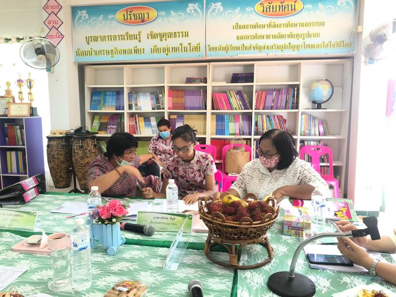 5. สำนักงาน กศน .จังหวัดกำแพงเพชร เข้าตรวจประเมินคัดเลือก กศน.ตำบลต้นแบบ 5 ดีพรีเมียม กศน.ตำบลลานกระบือ 