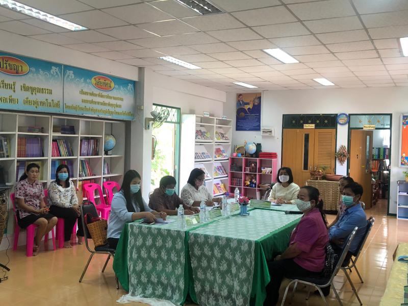 8. สำนักงาน กศน .จังหวัดกำแพงเพชร เข้าตรวจประเมินคัดเลือก กศน.ตำบลต้นแบบ 5 ดีพรีเมียม กศน.ตำบลลานกระบือ 