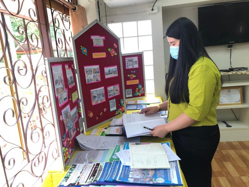 13. สำนักงาน กศน .จังหวัดกำแพงเพชร เข้าตรวจประเมินคัดเลือก กศน.ตำบลต้นแบบ 5 ดีพรีเมียม กศน.ตำบลท่าไม้