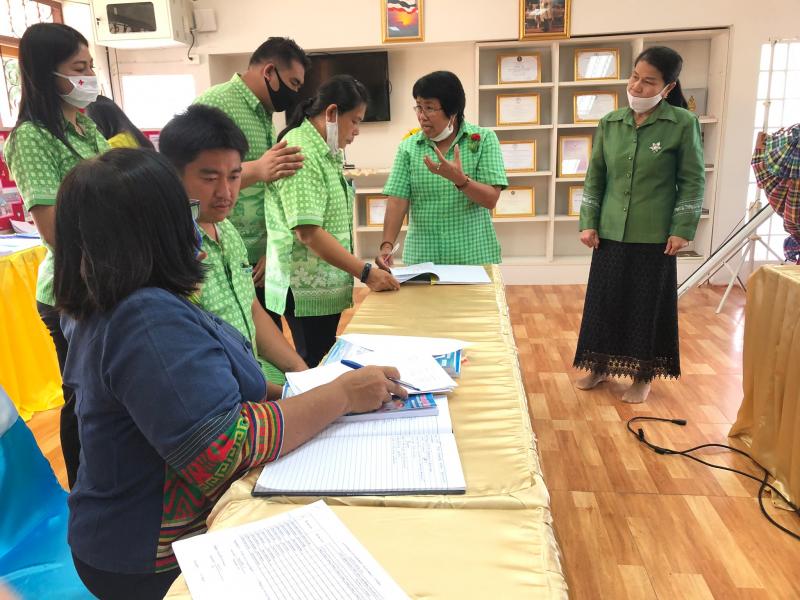 14. สำนักงาน กศน .จังหวัดกำแพงเพชร เข้าตรวจประเมินคัดเลือก กศน.ตำบลต้นแบบ 5 ดีพรีเมียม กศน.ตำบลท่าไม้