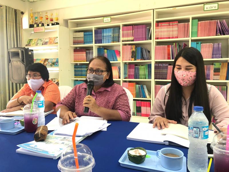 9. สำนักงาน กศน .จังหวัดกำแพงเพชร เข้าตรวจประเมินคัดเลือก กศน.ตำบลต้นแบบ 5 ดีพรีเมียม กศน.ตำบลระหาน