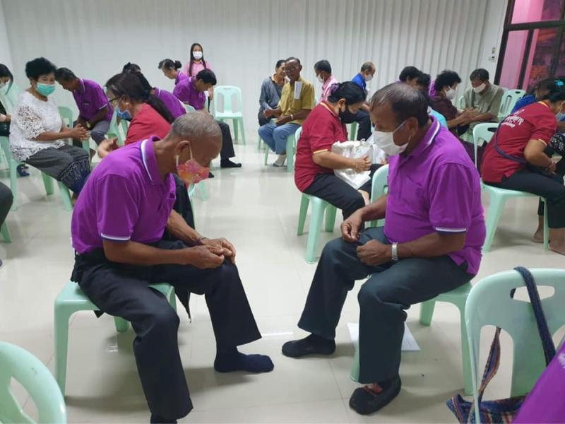 8. สำนักงาน กศน .จังหวัดกำแพงเพชร เข้านิเทศโครงการส่งเสริมความสุขผู้สูงอายุ ดำเนินการโดย กศน.ตำบลคลองน้ำไหล