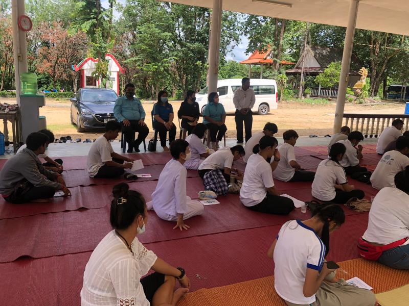 7. สำนักงาน กศน .จังหวัดกำแพงเพชร เข้านิเทศมโครงการอบรมโครงการส่งเสริมคุณธรรมจริยธรรมนักศึกษา กศน. อำเภอคลองลาน