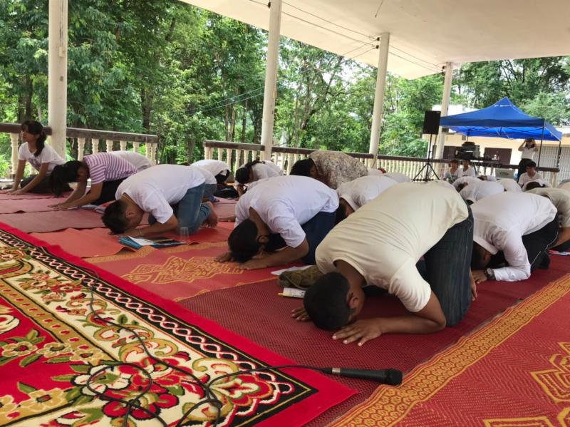 12. สำนักงาน กศน .จังหวัดกำแพงเพชร เข้านิเทศมโครงการอบรมโครงการส่งเสริมคุณธรรมจริยธรรมนักศึกษา กศน. อำเภอคลองลาน